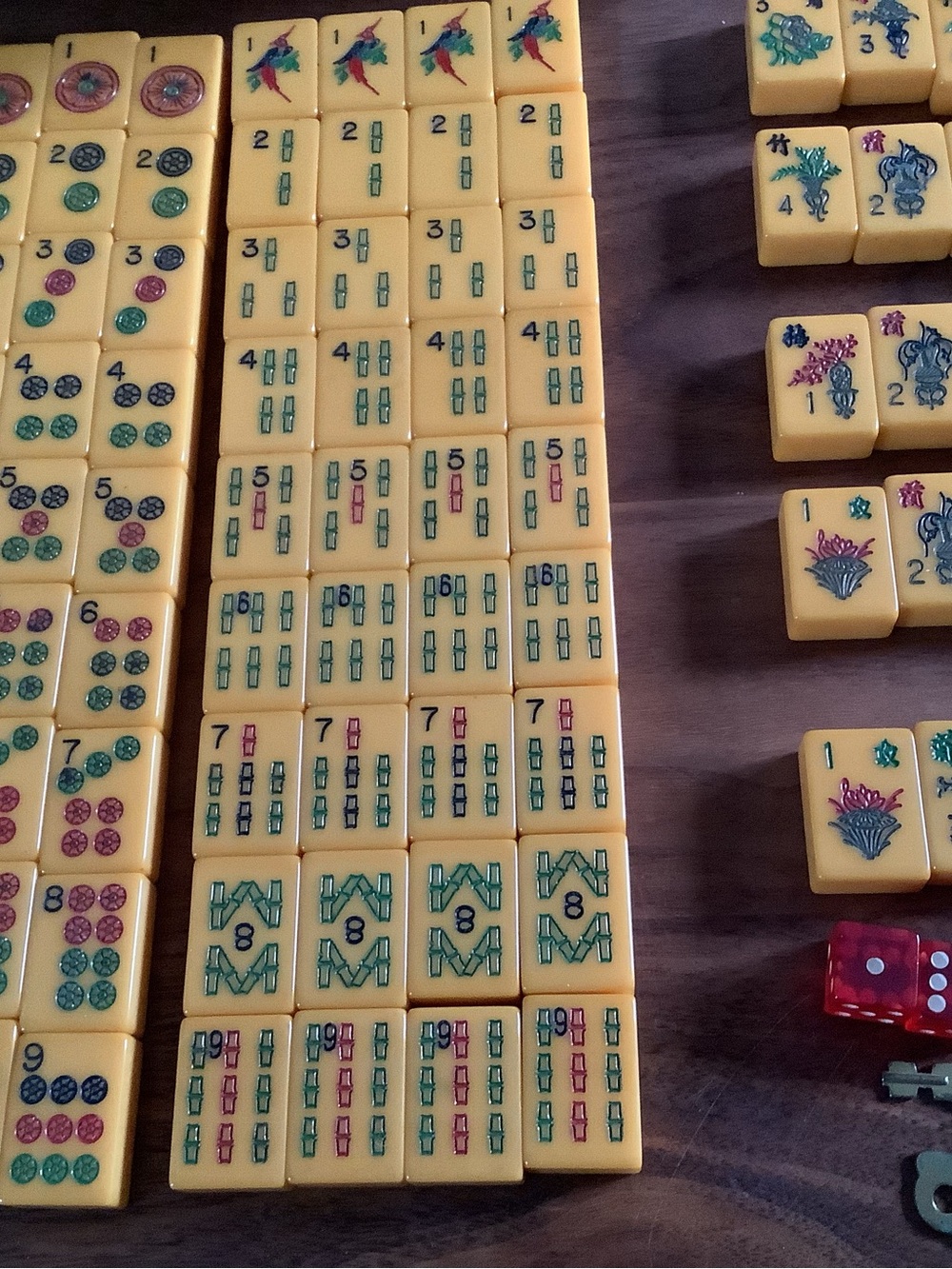 COMPLETE AUTHENTIC BAKELITE MAH JONGG SET